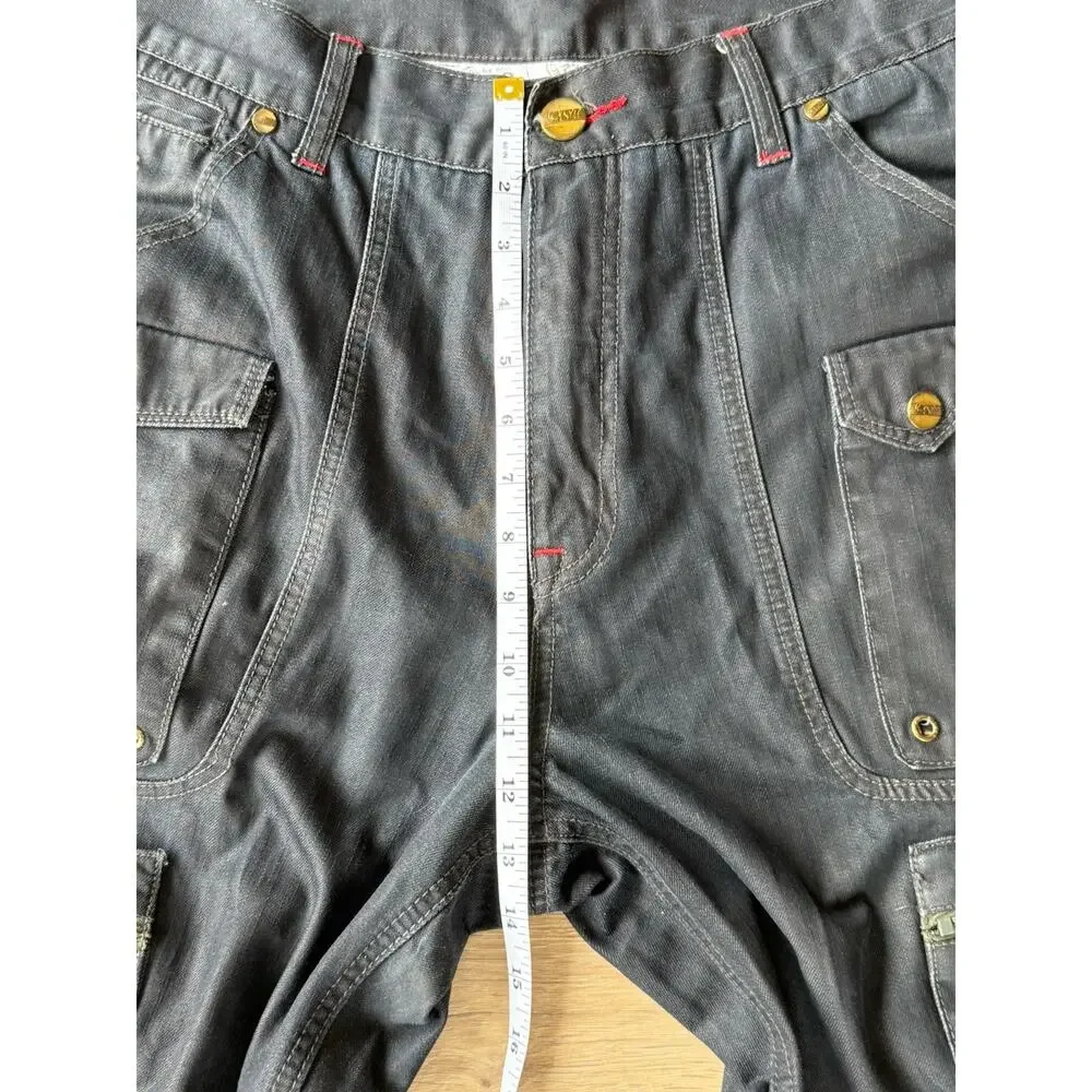 Eight 732 Jeans Men' 36x34 Baggy Utility 8732 Hip Hop Grunge Sk8 Y2K *Rare